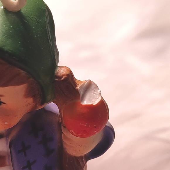 Hong Kong Hummel Style Plastic Figurines / Hanging Ornaments  (6)  Circa 1960s - Picture 8 of 8